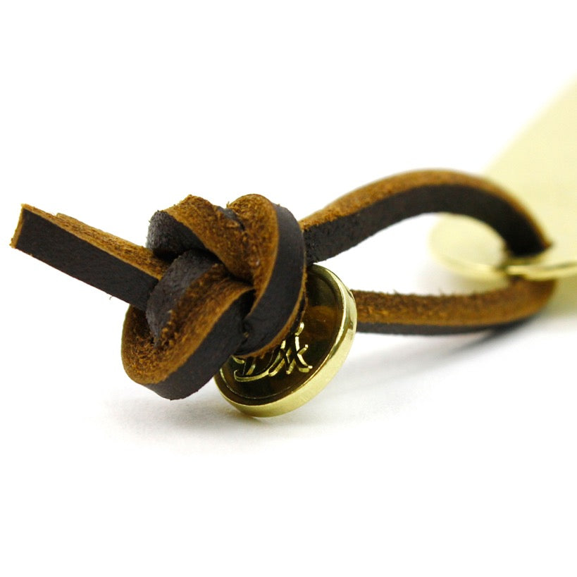 BRASS CHASING SHOEHORN (10cm) 14305 GD (真鍮打ち出し加工靴べら)