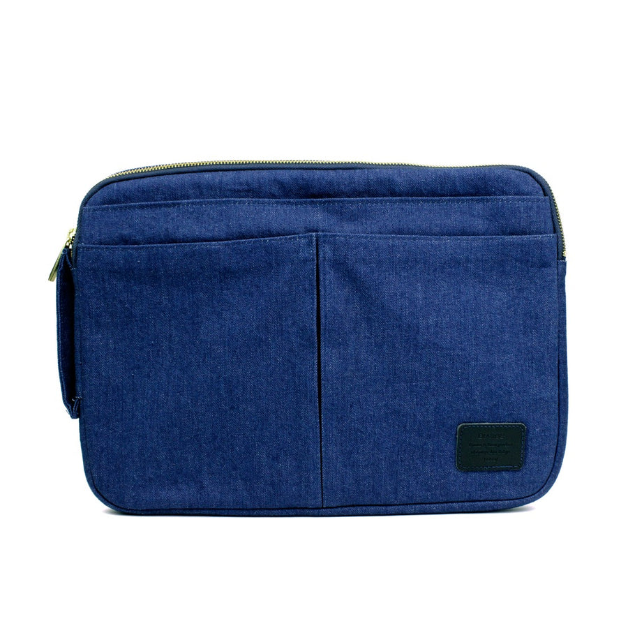 Denim Bucket Bag, Upcycled Crossbody / Shoulder Handbag Blue