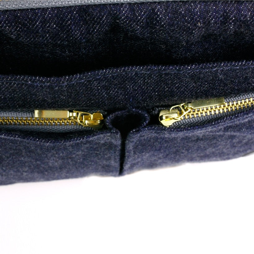 PC &amp; DOCUMENT SLEEVE BAG 17000 INDIGO