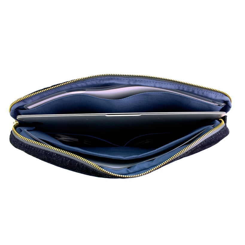 PC &amp; DOCUMENT SLEEVE BAG 17000 INDIGO