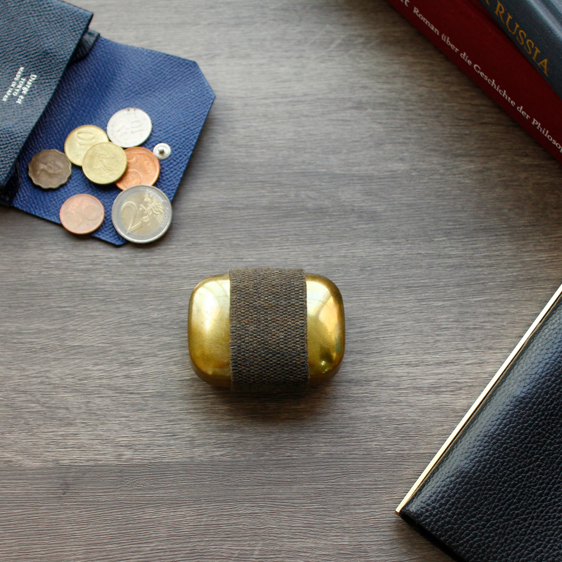 BRASS PILL CASE 13907 GD (真鍮ピルケース)